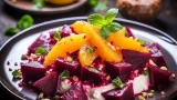 أكلة مليئة بالفيتامينات والمعادن - سلطة الشمندر مع البرتقال والزبادي