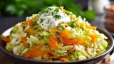 أكلة إقتصادية وسريعة - سلطة الجزر والملفوف