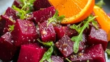 أكلة لذيذة ومنعشة - سلطة البرتقال والشمندر