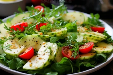 جرّب سلطة التفاح بالمخلل – روعة مذاق الحلو والحامض