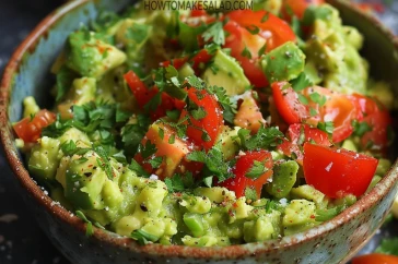 طريقة عمل سلطة الأفوكادو المهروسة