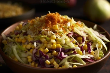طريقة عمل سلطة الملفوف بالذرة