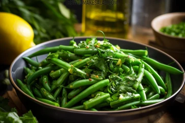 طريقة عمل سلطة الفاصوليا الخضراء