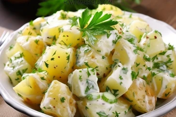 طريقة عمل سلطة البطاطس بالمايونيز