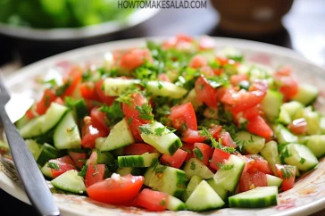 طريقة عمل سلطة الخضار بالطريقة السعودية