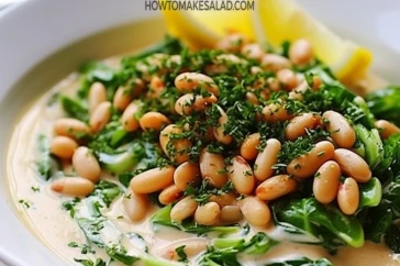 طريقة عمل سلطة الفاصوليا البيضاء بالطحينة