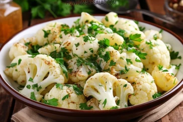 من أفضل الوجبات للطاقة والشبع - سلطة القرنبيط المسلوق