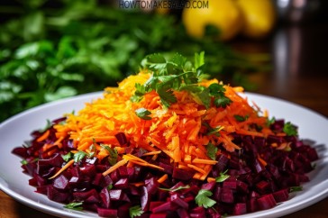 طريقة عمل سلطة الجزر والشمندر