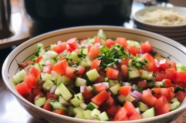 وصفة صحية ومحفزه للمناعة - سلطة البصل الاخضر