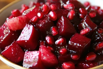 سلطة الشمندر والرمان – طعم لذيذ وفوائد مذهلة