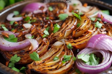 من أفضل الأكلات سهلة التحضير - سلطة البصل المشوي