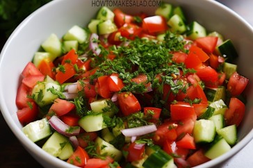 طريقة عمل السلطة الخضراء