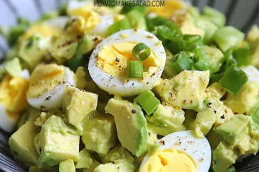 طريقة عمل سلطة الأفوكادو بالبيض