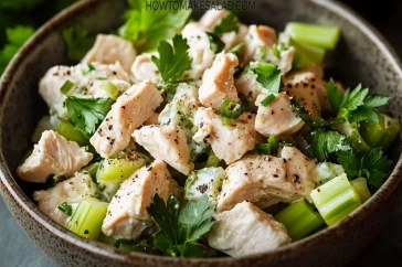 وصفة غنية بالبروتين للدايت والچيم - سلطة الدجاج بالزبادي