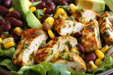 طريقة عمل سلطة الدجاج المكسيكية