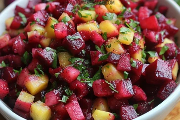 أكلة لمرضى فقر الدم والمناعة - سلطة الاناناس والشمندر