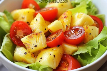 من أكثر السلطات المشبعة للدايت - سلطة الاناناس والخس