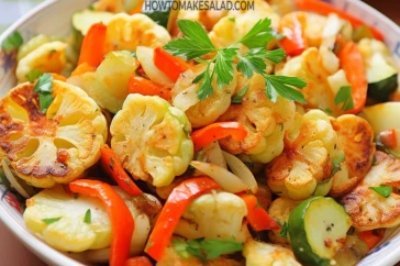 من أكثر السلطات المفيدة للهضم - سلطة الخضار المقلي