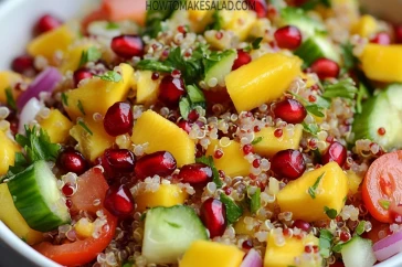 أكلة مثالية للدايت - سلطة المانجو والكينوا